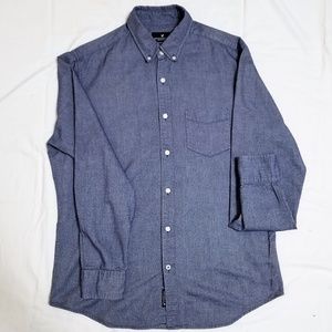AE Seriously Soft Blue Button Up. Size M.